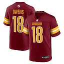 Zennovawear Tyler Owens Washington Commanders Team Game Jersey - Burgundy