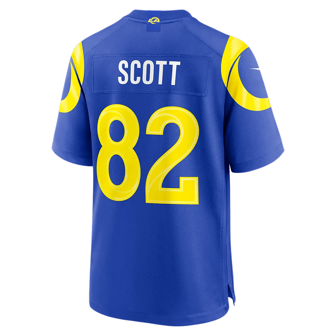Zennovawear Tyler Scott Los Angeles Rams Team Game Jersey - Royal