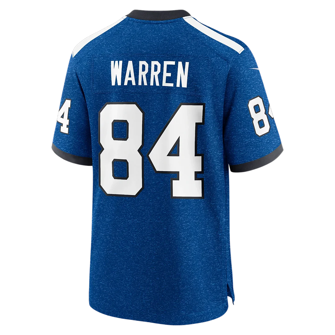 Zennovawear Tyler Warren Indianapolis Colts Alternate 2 Indiana Nights Game Jersey - Heather Royal