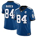 Zennovawear Tyler Warren Indianapolis Colts Alternate Indiana Nights Vapor FUSE. Stitched Limited Jersey - Royal