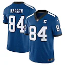 Zennovawear Tyler Warren Indianapolis Colts Alternate Indiana Nights Vapor FUSE. Stitched Limited Jersey - Royal