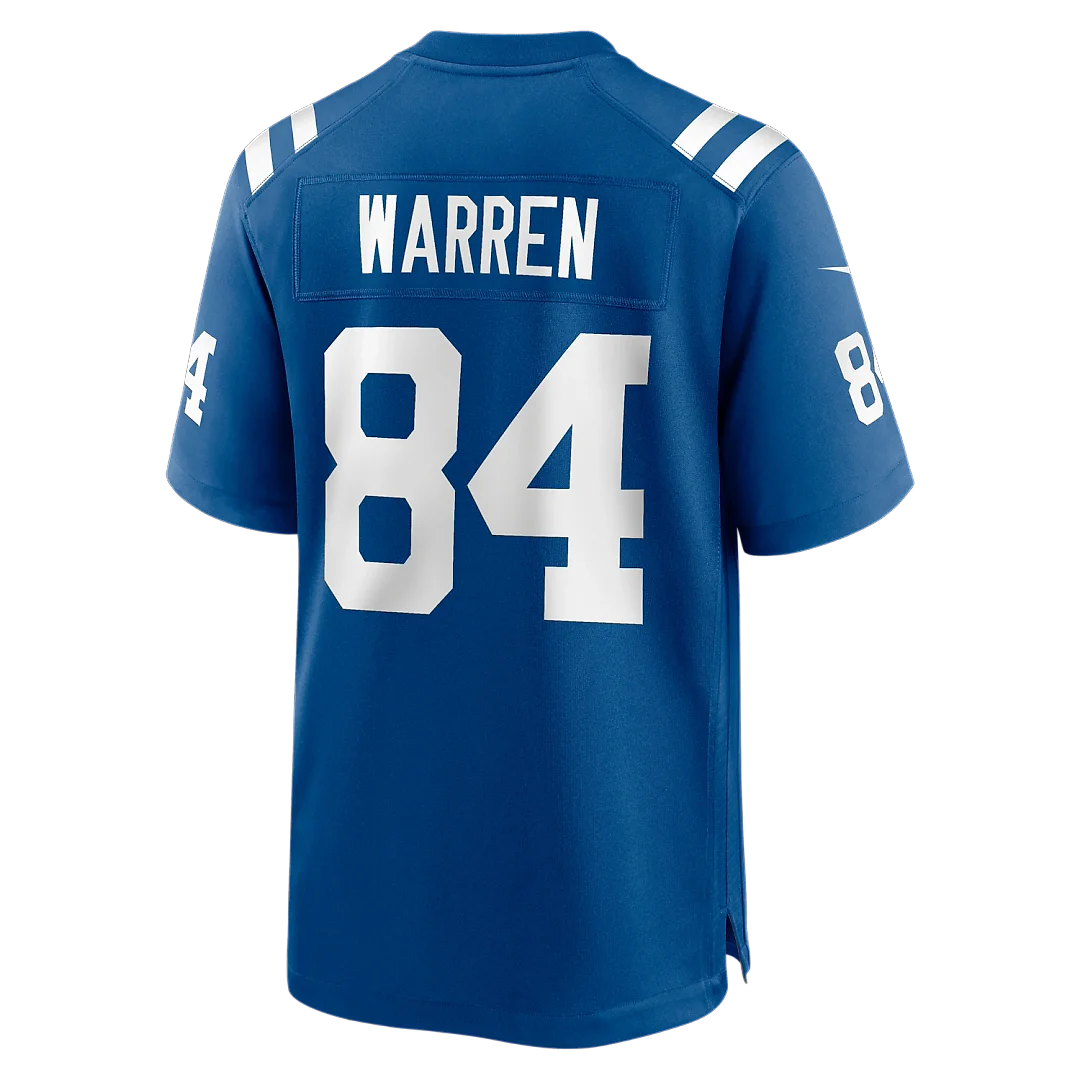 Zennovawear Tyler Warren Indianapolis Colts Team Game Jersey - Royal