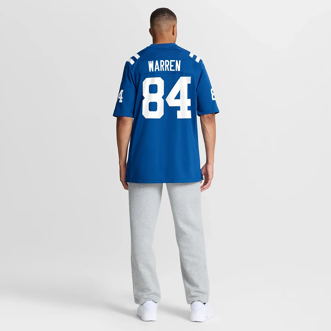 Zennovawear Tyler Warren Indianapolis Colts Team Game Jersey - Royal