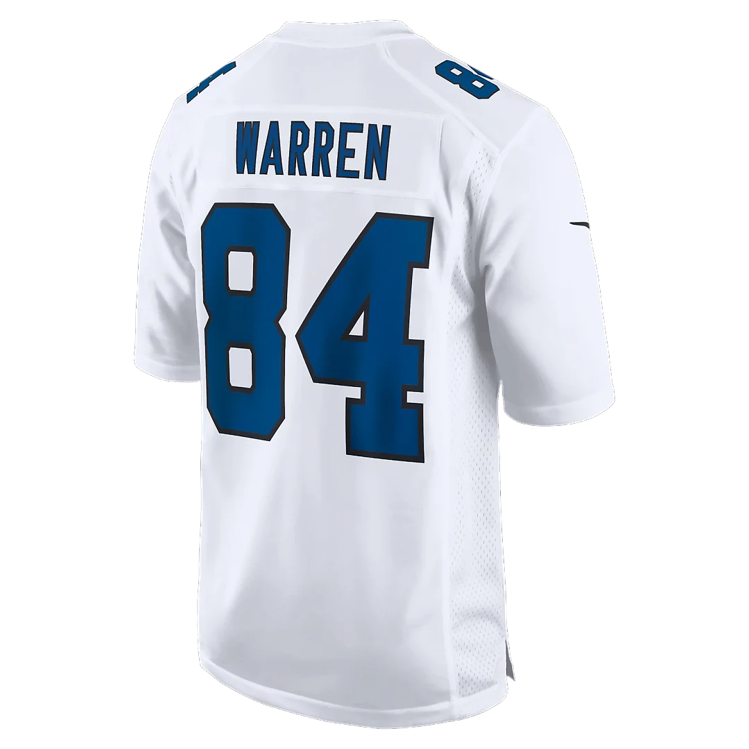 Zennovawear Tyler Warren Indianapolis Colts Fashion Game Jersey - Tundra White