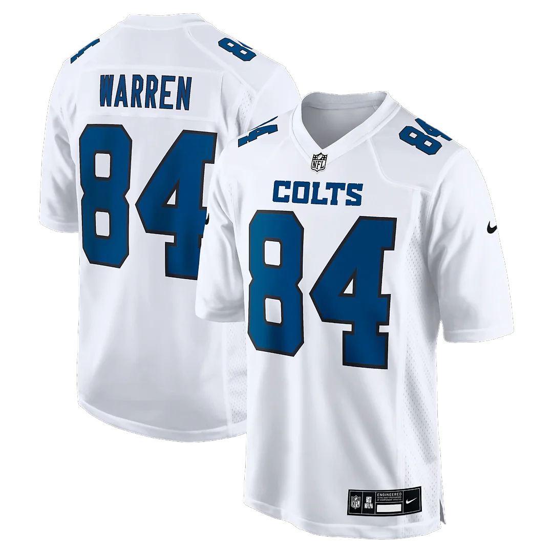 Zennovawear Tyler Warren Indianapolis Colts Fashion Game Jersey - Tundra White