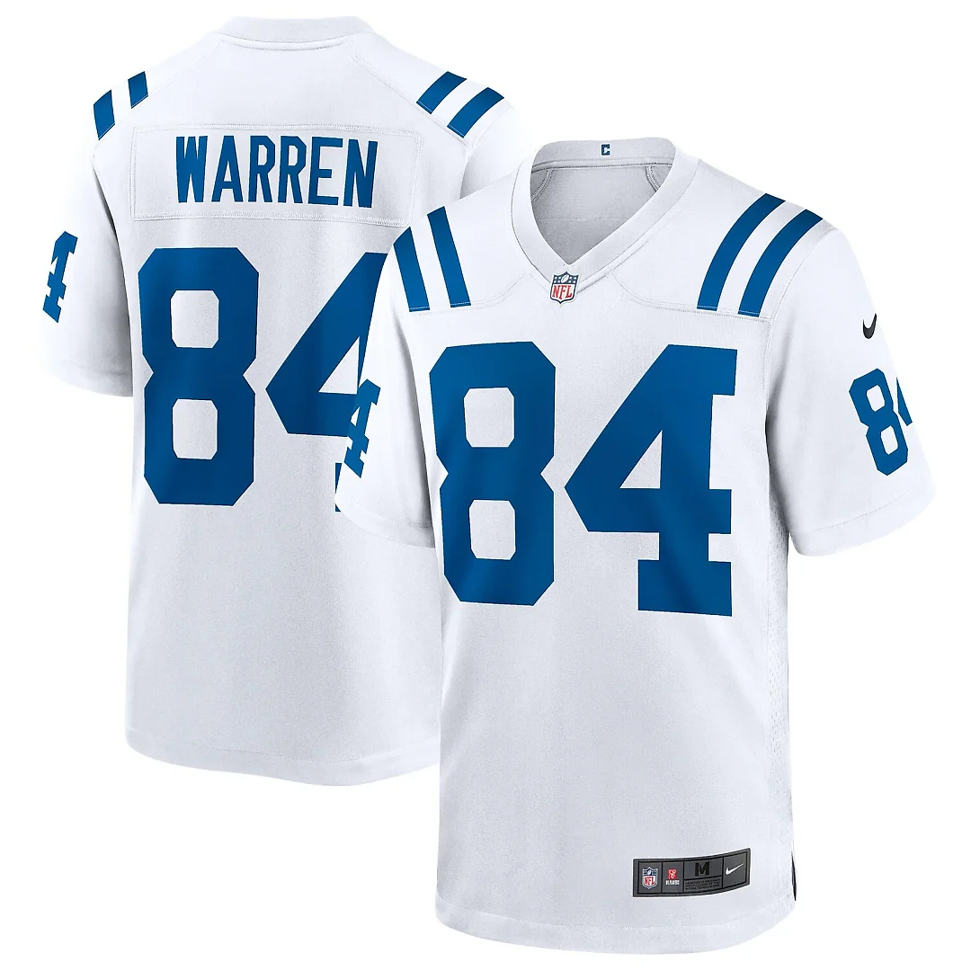 Zennovawear Tyler Warren Indianapolis Colts Game Jersey - White