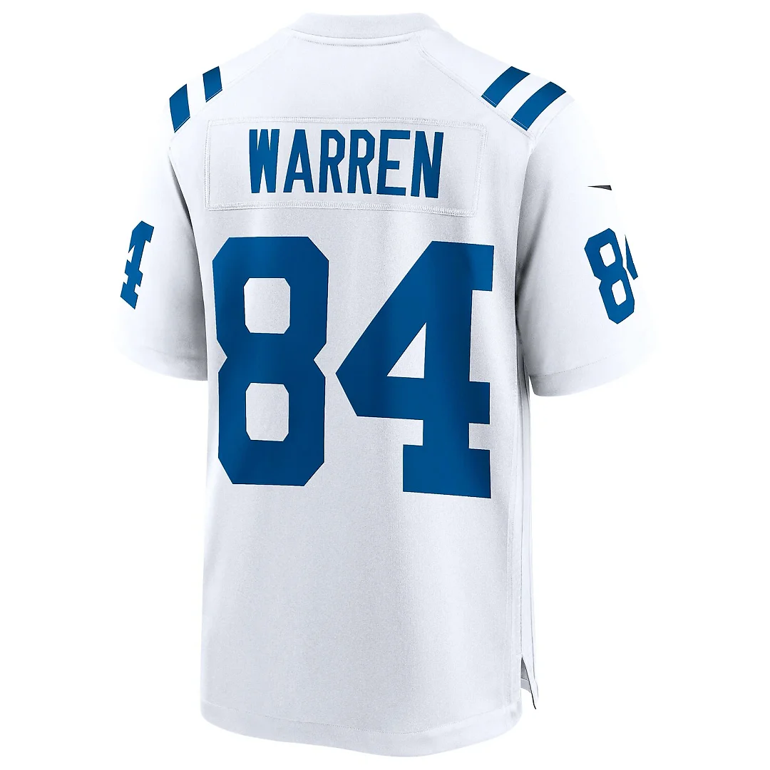 Zennovawear Tyler Warren Indianapolis Colts Game Jersey - White