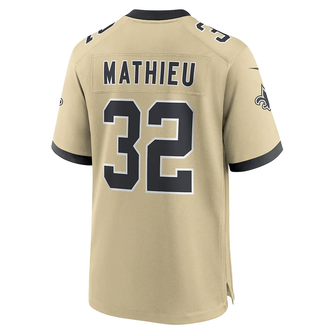 Zennovawear Tyrann Mathieu New Orleans Saints Gameday Golds Alternate Game Player Jersey - Gold