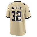Zennovawear Tyrann Mathieu New Orleans Saints Gameday Golds Alternate Game Player Jersey - Gold