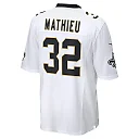 Zennovawear Tyrann Mathieu New Orleans Saints Game Jersey - White