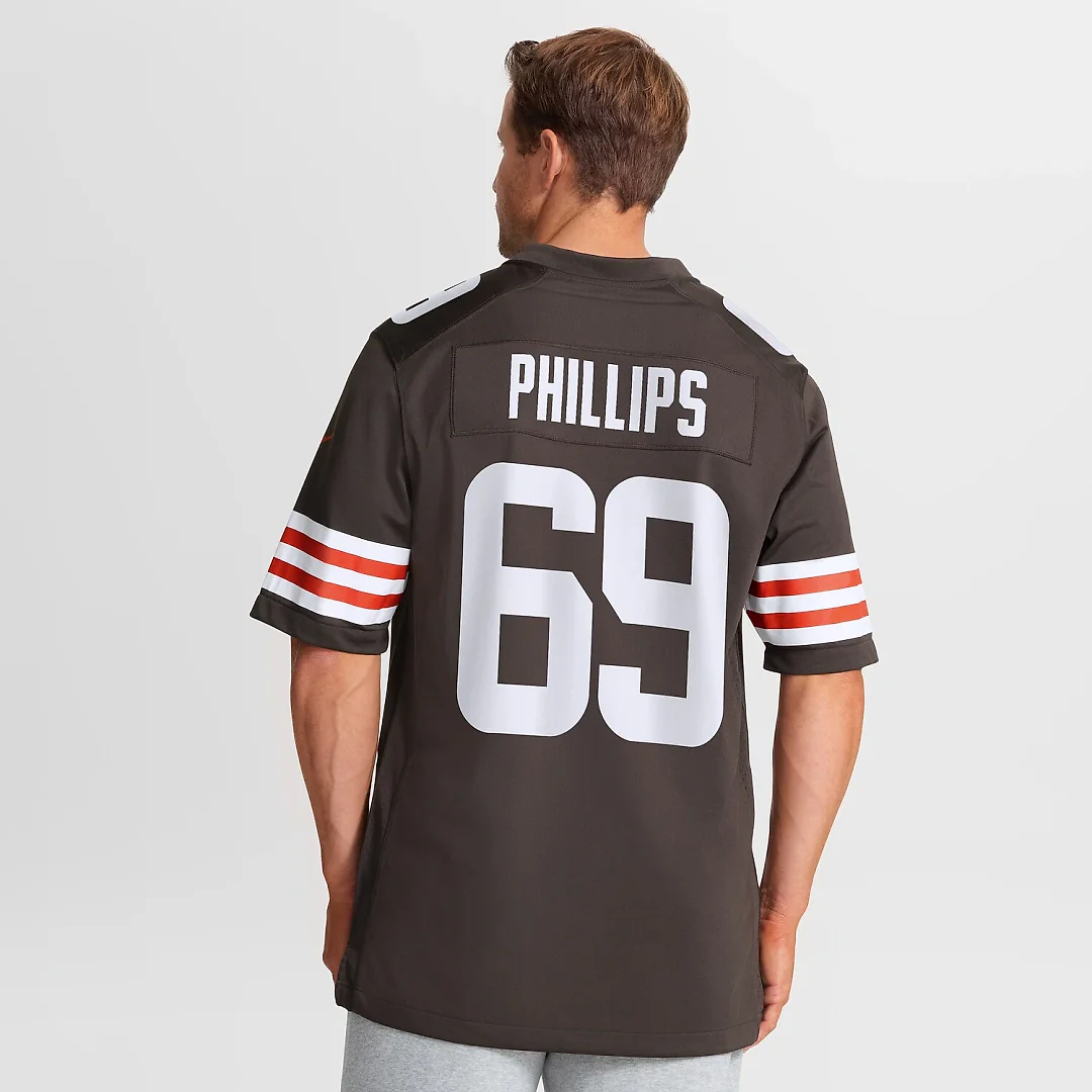 Zennovawear Tyre Phillips Cleveland Browns Team Game Jersey - Brown