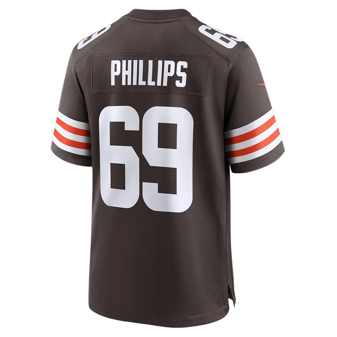 Zennovawear Tyre Phillips Cleveland Browns Team Game Jersey - Brown