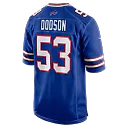 Zennovawear Tyrel Dodson Buffalo Bills Game Player Jersey - Royal