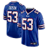 Zennovawear Tyrel Dodson Buffalo Bills Game Player Jersey - Royal