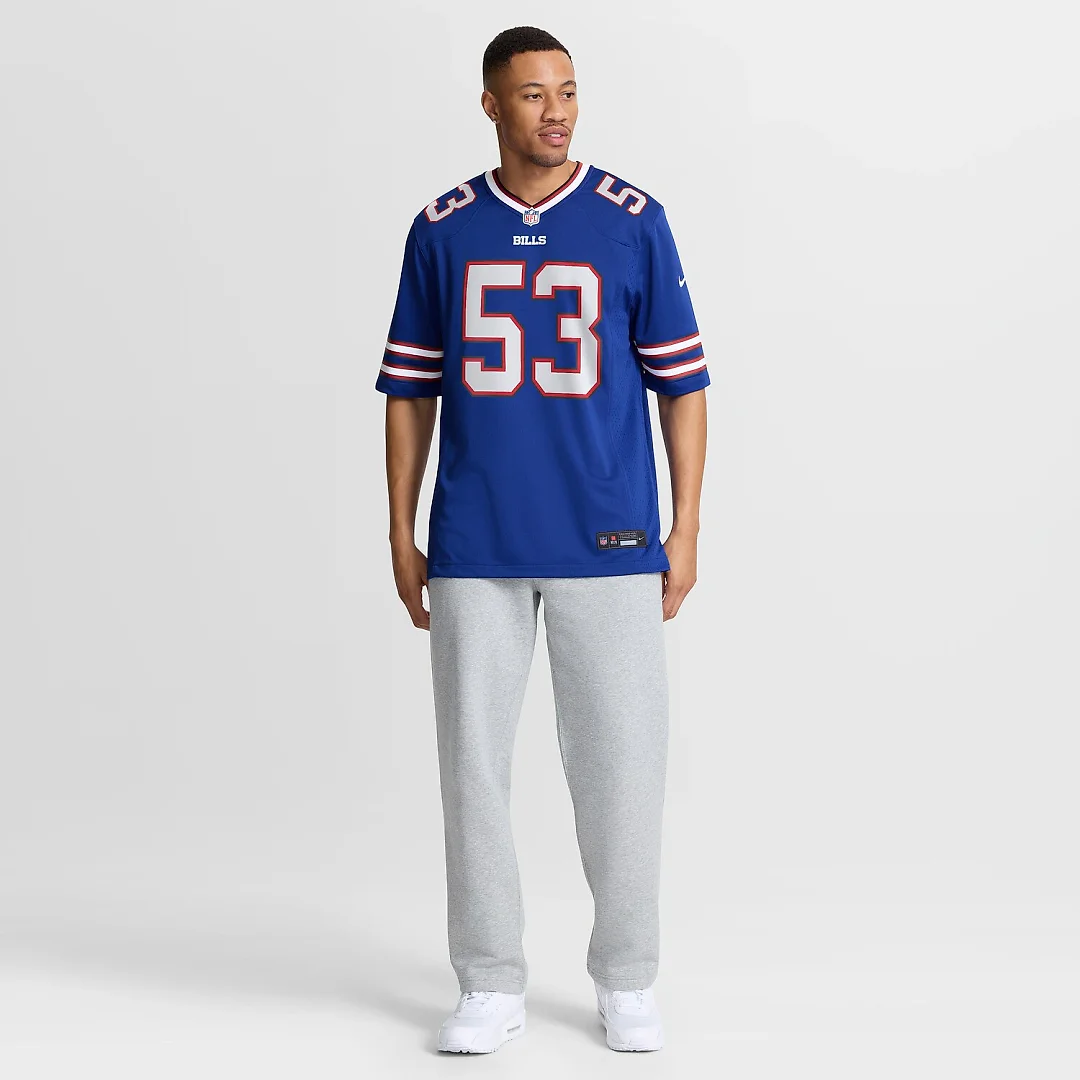 Zennovawear Tyrel Dodson Buffalo Bills Game Player Jersey - Royal