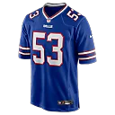 Zennovawear Tyrel Dodson Buffalo Bills Game Player Jersey - Royal