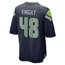 Zennovawear Tyrice Knight Seattle Seahawks Game Jersey - College Navy