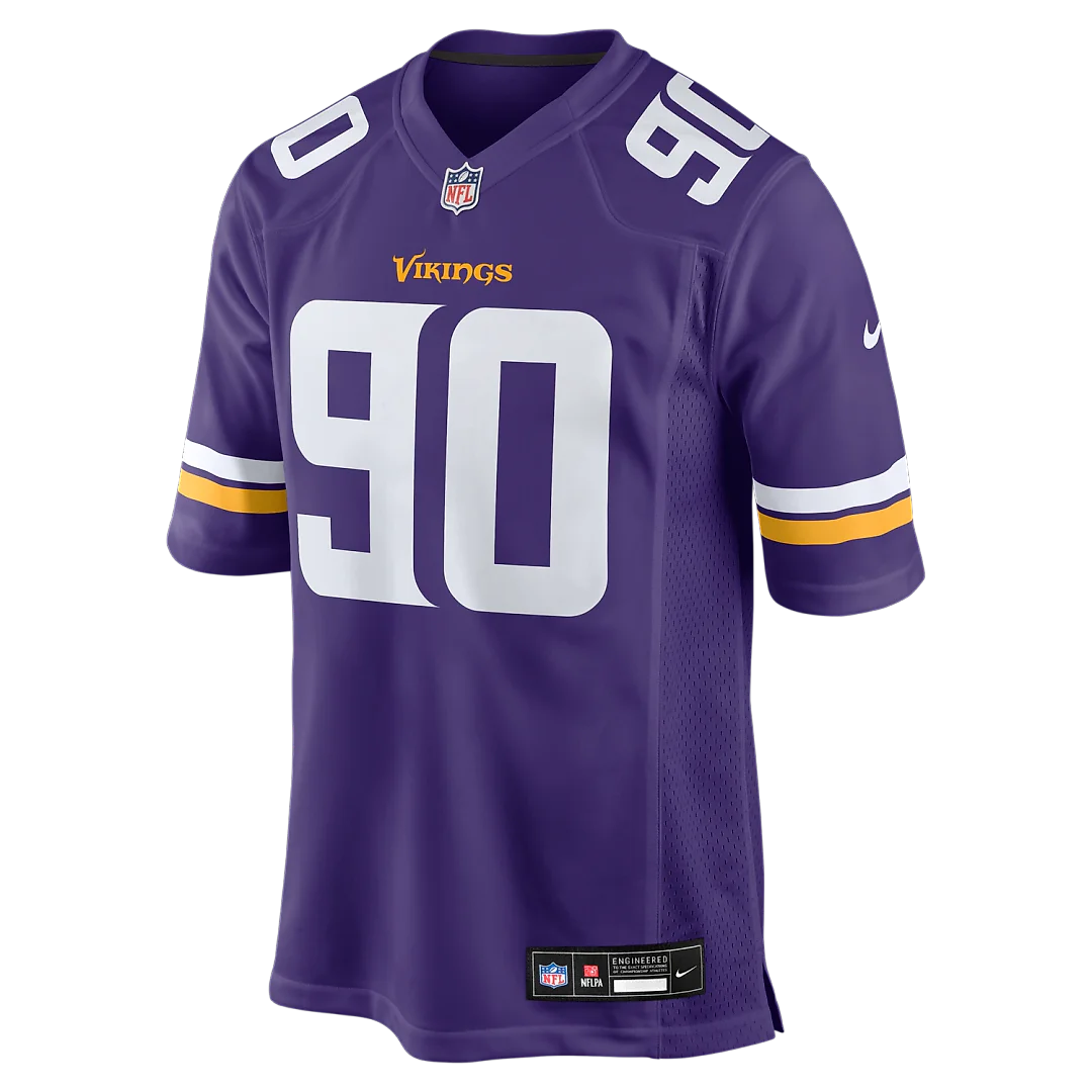 Zennovawear Tyrion Ingram-Dawkins Minnesota Vikings Team Game Jersey - Purple