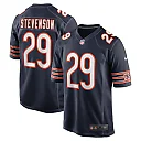 Zennovawear Tyrique Stevenson Chicago Bears Game Jersey - Navy