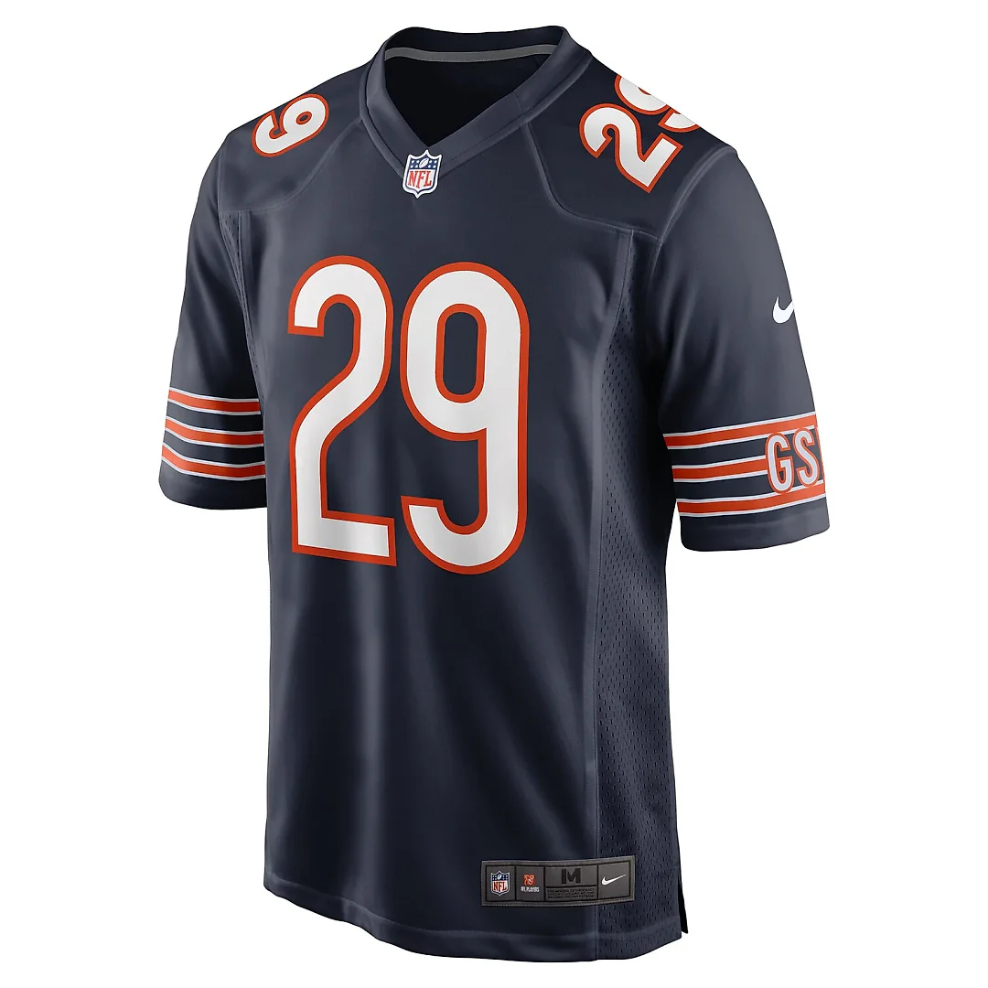Zennovawear Tyrique Stevenson Chicago Bears Game Jersey - Navy
