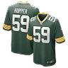 Zennovawear Ty'Ron Hopper Green Bay Packers Game Jersey - Green
