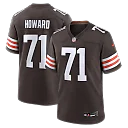 Zennovawear Tytus Howard Cleveland Browns Team Game Jersey - Brown
