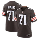 Zennovawear Tytus Howard Cleveland Browns Team Game Jersey - Brown