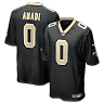 Zennovawear Ugo Amadi New Orleans Saints Team Game Jersey - Black