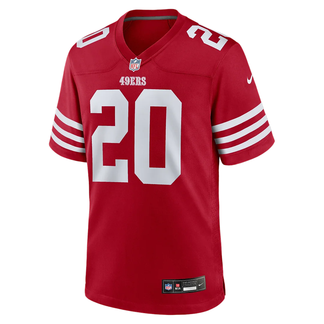 Zennovawear Upton Stout San Francisco 49ers Team Game Jersey - Scarlet
