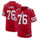 Zennovawear Vederian Lowe San Francisco 49ers Team Game Jersey - Scarlet