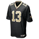 Zennovawear Velus Jones Jr. New Orleans Saints Team Game Jersey - Black