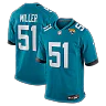Zennovawear Ventrell Miller Jacksonville Jaguars Game Jersey - Teal