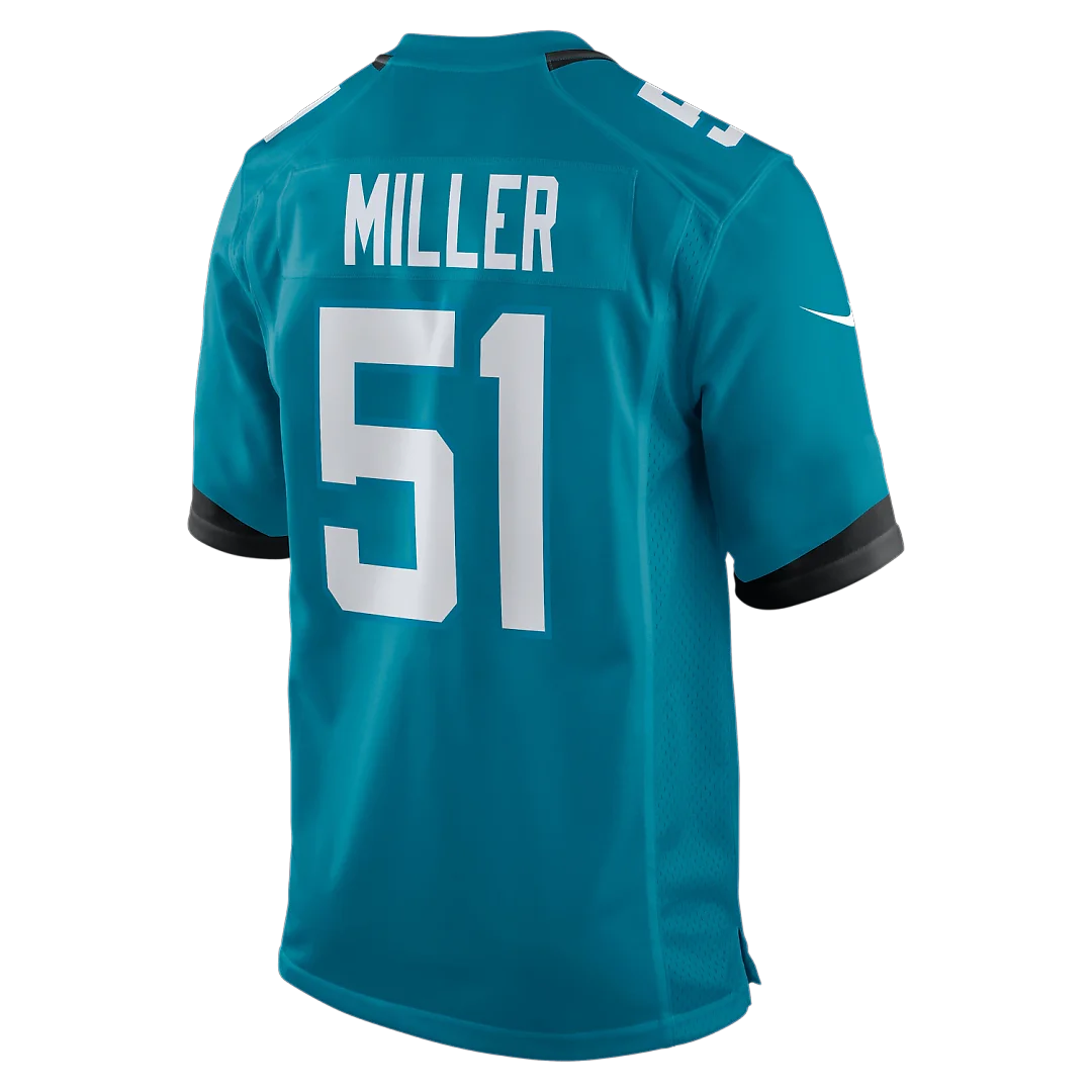 Zennovawear Ventrell Miller Jacksonville Jaguars Game Jersey - Teal