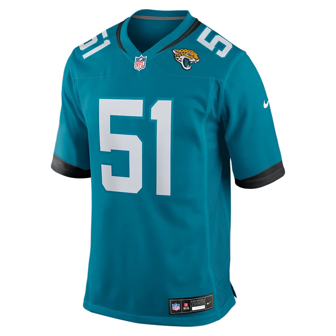 Zennovawear Ventrell Miller Jacksonville Jaguars Game Jersey - Teal