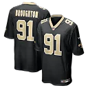 Zennovawear Vernon Broughton New Orleans Saints Team Game Jersey - Black