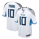 Zennovawear Vince Young Tennessee Titans Retired Player Game Jersey - White