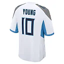 Zennovawear Vince Young Tennessee Titans Retired Player Game Jersey - White