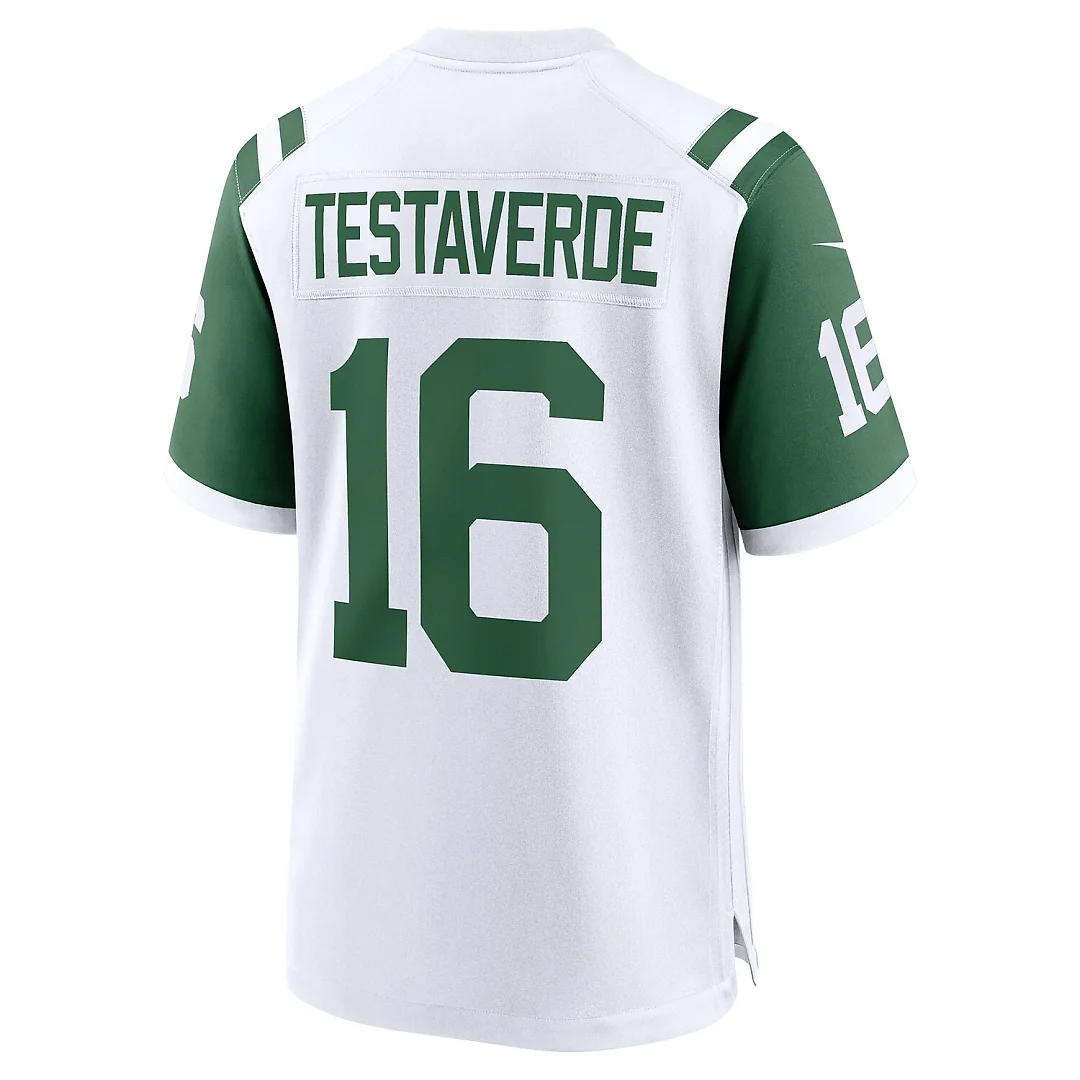 Zennovawear Vinny Testaverde New York Jets Retired Player Alternate Game Jersey - White