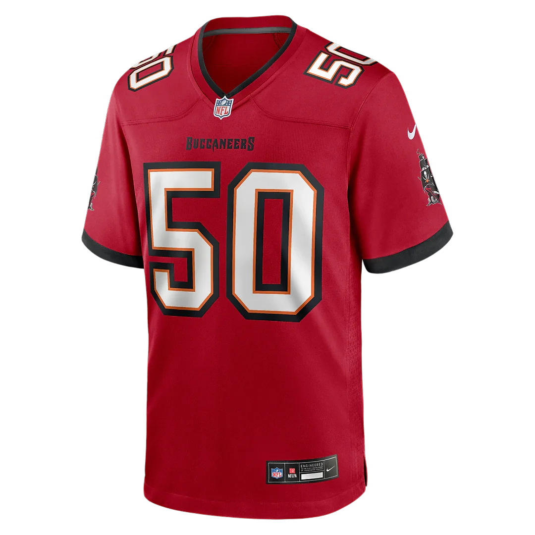 Zennovawear Vita Vea Tampa Bay Buccaneers Game Jersey - Red