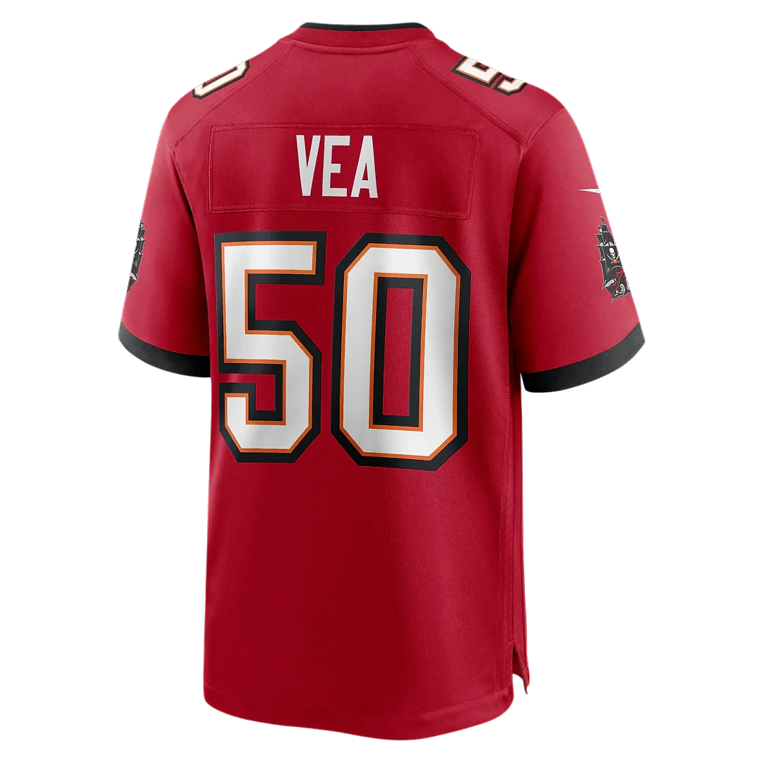 Zennovawear Vita Vea Tampa Bay Buccaneers Game Jersey - Red