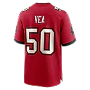 Zennovawear Vita Vea Tampa Bay Buccaneers Game Jersey - Red