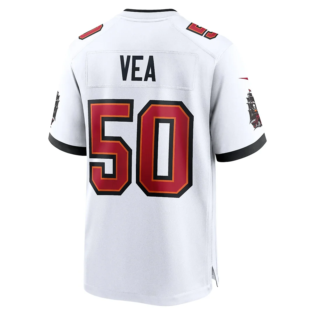 Zennovawear Vita Vea Tampa Bay Buccaneers White Game Jersey - White