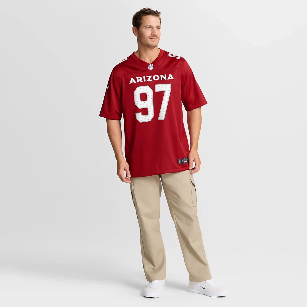 Zennovawear Walter Nolen Arizona Cardinals Game Player Jersey - Cardinal