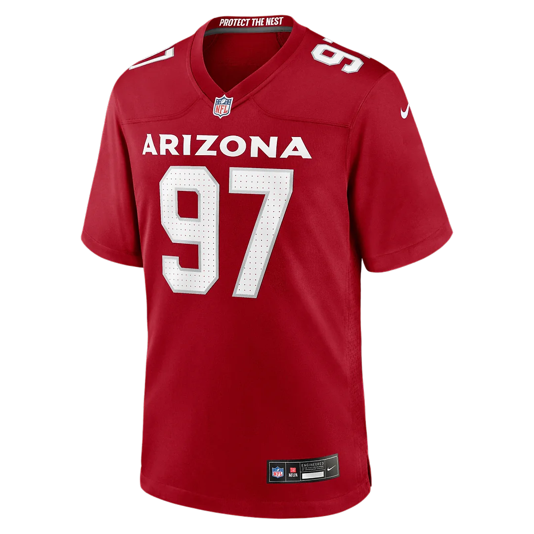 Zennovawear Walter Nolen Arizona Cardinals Game Player Jersey - Cardinal