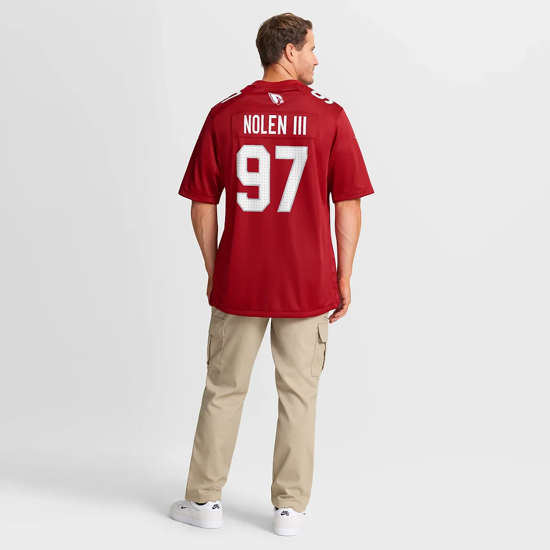 Zennovawear Walter Nolen Arizona Cardinals Game Player Jersey - Cardinal