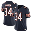 Zennovawear Walter Payton Chicago Bears Vapor FUSE. Stitched Retired Limited Jersey - Navy