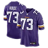Zennovawear Walter Rouse Minnesota Vikings Team Game Jersey - Purple