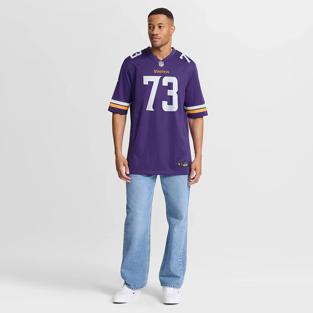 Zennovawear Walter Rouse Minnesota Vikings Team Game Jersey - Purple