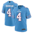 Zennovawear Wan'Dale Robinson Tennessee Titans Team Game Jersey - Light Blue