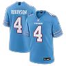 Zennovawear Wan'Dale Robinson Tennessee Titans Team Game Jersey - Light Blue